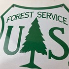 Vintage Forest Service Sign - Agricultural National Park Gasoline Porcelain Sign