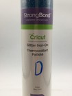 Cricut Glitter Iron-on 1 12  X 19    Aqua Bleu Vert New Sealed Roll Item  d