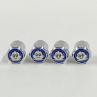 Michelin Man  bib  Chrome Plated Brass Tire Valve Stem Caps Car Bike Golf Cart