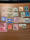 Vintage Stamps Africa Lot Of 39 Uganda Kenya Tanganyika South Africa Tanzania
