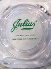 Vintage Julius  Gay Interest Bar Greenwich Village Nyc Glass Advertising Ashtray