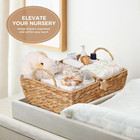 Baby Diaper Caddy Organizer  Handwoven Nursery Basket Changing Table Organizer N