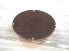 Vintage Vanity Lipstick Holder Stand Oval Mirror 