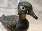 Antique Geschutzt Austrian Bronze Wood Duck Cold Painted 4485 Franz X  Bergman