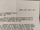 1950s Fireman Railroad Discipline Letter Perry Iowa Rr Ephemera