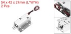 2pack Dc 12v 0 8a Electromagnetic Solenoid Lock Door Drawer Magnetic Lock