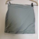 Skims Sporty Zipper Swim Mini Skirt Pacific Size S Womens