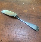Antique Thaddeus Ackley Coin Silver   900 Pure  Master Butter Knife Monogrammed