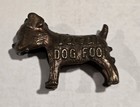 Vintage Original Ideal Dog Food Metal  Advertising Dog Good Luck Charm Ornament 
