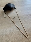Face Mask Sunglasses Eyeglass Chain Lanyard Necklace Strap Holder - Gold Rope