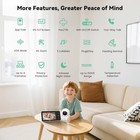 Simyke Video Baby Monitor With Camera And Audio 5   Screen - Bme50p-wa