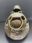 Antique Middle Eastern Persian Islamic Brass Kashkool Kashkul Beggars Bowl