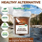 Healthworks Superfoods Organic Cacao Powder - 16 Oz   1 Lb - Cocoa Chocolate Sub