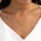 Bubble Initial Necklaces Dainty Letter Necklace Cute Name Choker Necklaces For W