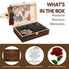 Eva Murmure To My Beautiful Wife Wooden Gift Set With Crystal Base 24k Gold