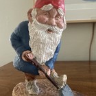 Vintage 1979 Unieboek B v  Gnome Figurine Digging Pickaxe Rien Poortvliet 10 