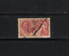 Great Britian 1934  Scott s  223  5 Shillings   bdn  Perfin  3 Views  Cat 75 