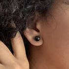 Casvort 8 Pcs Unique 0 5mm Increments 5g-2g Comfy Pain-free 4 5mm-6mm  Black