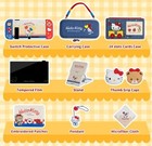 Nintendo Switch Hello Kitty Bundle  Kit With Carrying Case  Screen Protector