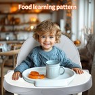 Convertible Baby High Chair To Table Set 8 In 1 Adjustable Height Tray Safe