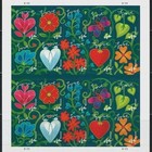 Usps Us Scott 4531 - 4540 Pane 5 Booklets Of 100 Garden Of Love Stamps Forever M