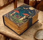 400 Pages Mushroom Leather Journal Book Of Shadows Spell Books