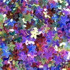 Sequins Gold Wash Flowers Lustre Mixed  150pcs 10mm Pinks blues greens etc  071 