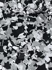 Chips Flakes For Epoxy Floors Domino Tuxedo Mix 1 4     50 Lb Cs