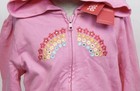 Nwt Girls 4 Gymboree    victorian Charm    Pink Fleece Hoodie Zip-up Hooded Jacket