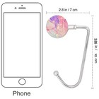 Purse Hook Hanger  Purse Table Hook Holder Bag Hanger  2pack Pink Marble Hook