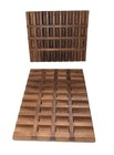 X2 Vtg Dansk Trivet Teak Wood 7  Grid Mcm Jens Quistgaard Ihq 60s Danish Modern 