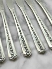 8 Butter Spreaders Rambler Rose Towle Sterling Silver 5 7 8  Estate Quality