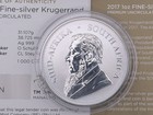 2017 South Africa 1 Oz Silver Krugerrand Coin With Certificate Of Authenticity