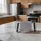 Stainless Steel Adjustable Manual Meat Tenderizer For Home Cooking 21x14x9cm