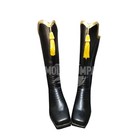 Hessian Military Boot With Golden Tassel   Trim Size Us 5 To 15