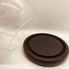 5    Round Glass Dome Display Case W Base Plants Insects Entomology Toy Taxidermy