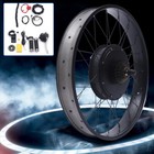 26  Rear Hub Motor Lcd E-bike Electric Bicycle Conversion Kit Fat Tire 48v 1500w