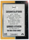 Star Trek The Original Series Season 2 A55 Warren Stevens As Rojan Autograph