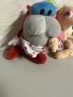 Ren   Stimpy Plush Valentine Boxer Assortment Dakin 1993 Lot Of 2 Dolls W Tags