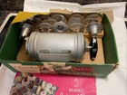 Vtg Mirro Cookie   Pastry Press Aluminum In Box W  Booklet  12 Plates 3 Tips
