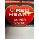 Red Heart Super Saver Yarn 0312 Black Worsted Medium 4 Lot Of 2 7oz Skeins