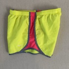 Nike Running Lined Shorts Girls Size Youth Large Tempo 3 Inch Neon Yellow