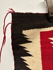 Antique Large Navajo Rug Native American Indian Vtg Eye Dazzler Weaving 75x47