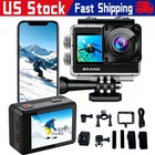 Action Camera 5k 60fps Wifi Eis Dual Screen Waterproof Sports Camera Remote