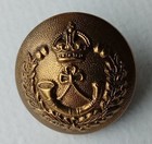 Unusual  The Cameronians Scottish Rifles Large 25 6mm Brass Uniform Army Button