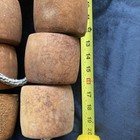 12 Vintage Authentic Fishing Net Floats On Rope Casco Bay Maine Nautical Decor