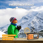 Emergency Radio Crank Solar Hand Weather 5200mah Power Bank Charger Flash Light
