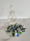 Sea Glass Genuine Surf-tumbled Beach Glass In Gorgeous Antique Jar