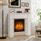 Modern Fireplace Mantel White Fireplace Mantel Surrounds For Electric Fireplaces