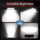 2x 6  120w Cree Led Light Bar Slim Pods Offroad Driving Flood Wide Cornering 4wd